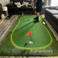 Golf de gazon synthétique intérieur extérieur met un tapis vert